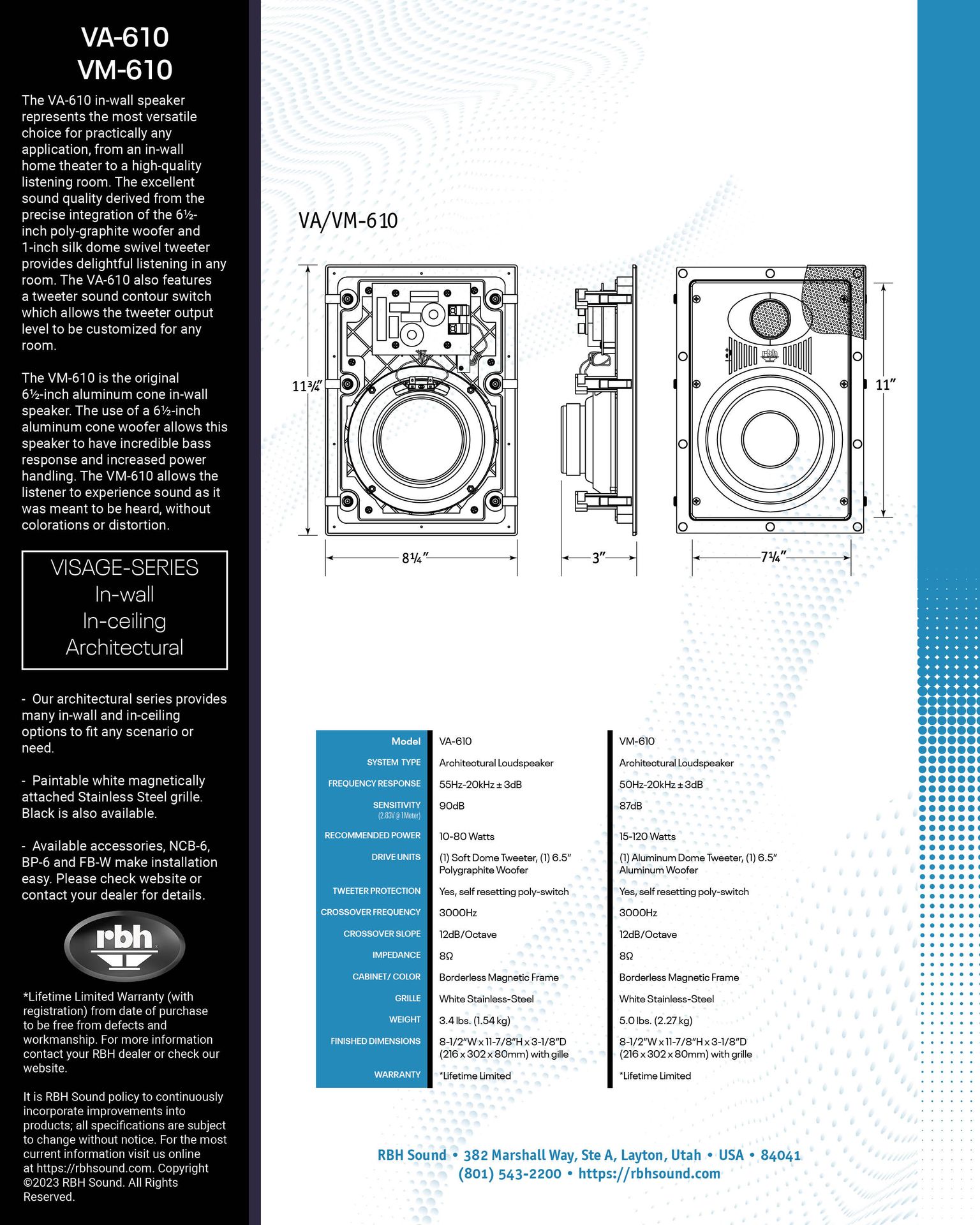 DH-RBE2M 　　(10個) VM-610 | RBH Sound